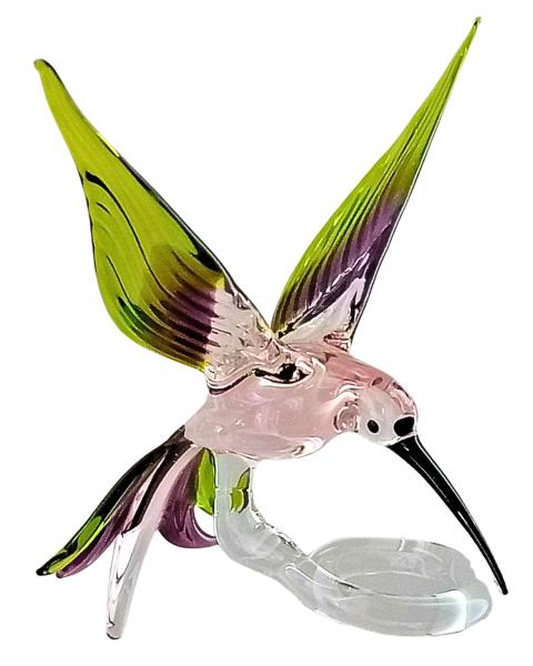Orchideenstab - Kolibri (normale Ausführung, rosa-lila-grün)